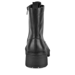 Bottines Rangers NOIR Femme Motif Uni Lacets