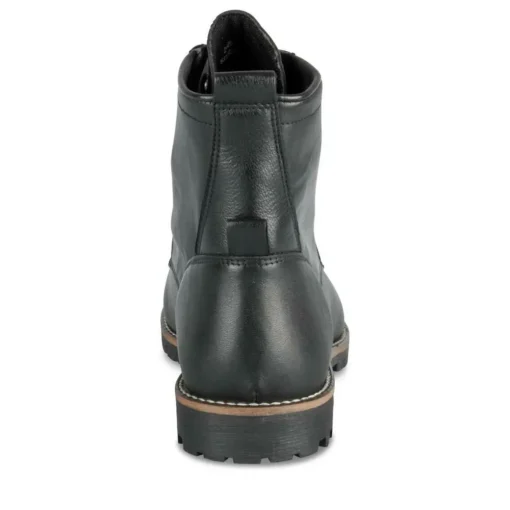 Bottines Rangers NOIR Femme CUIR Motif Uni Lacets