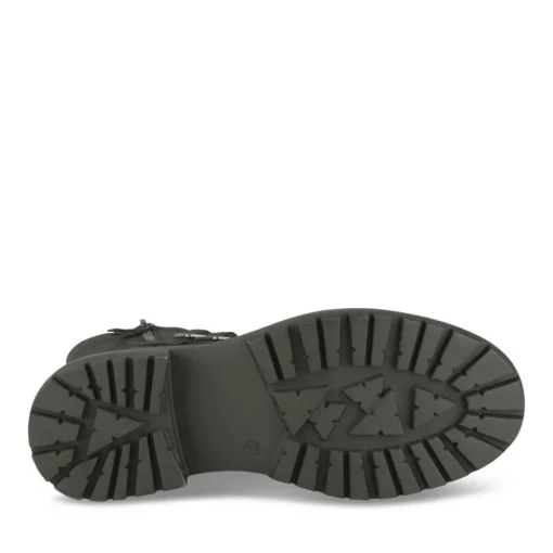 Bottines Rangers NOIR Femme Motif Uni Lacets