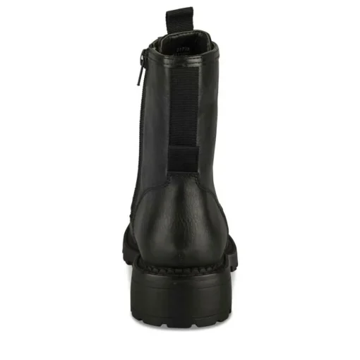Bottines Rangers NOIR Femme Motif Uni Lacets