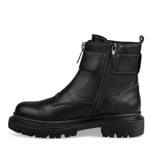 Bottines Rangers NOIR Femme Fermeture éclair