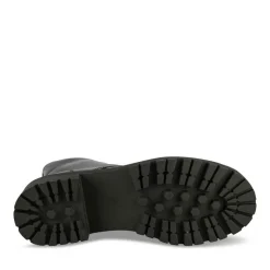 Bottines Rangers NOIR Femme Motif Vernis Lacets