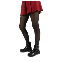 Bottines Rangers NOIR Femme Motif Vernis Fermeture éclair