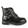 Bottines Rangers NOIR Fille Motif Uni Fermeture éclair
