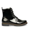 Bottines Rangers NOIR Fille Motif Uni Fermeture éclair