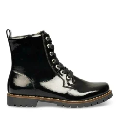Bottines Rangers NOIR Fille Motif Uni Fermeture éclair