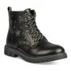 Bottines Rangers NOIR Fille Lacets