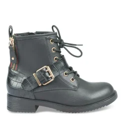 Bottines Rangers NOIR Fille Fermeture éclair