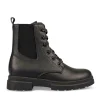 Bottines Rangers NOIR Fille Motif Uni Fermeture éclair