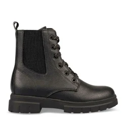 Bottines Rangers NOIR Fille Motif Uni Fermeture éclair