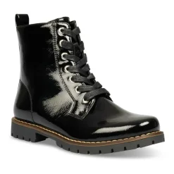 Bottines Rangers NOIR Fille Motif Uni Fermeture éclair