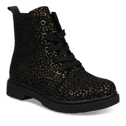 Bottines Rangers NOIR Fille Lacets