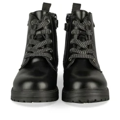 Bottines Rangers NOIR Fille Motif Uni Fermeture éclair