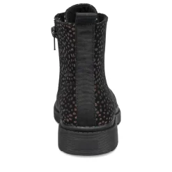 Bottines Rangers NOIR Fille Lacets