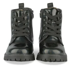 Bottines Rangers NOIR Fille Motif Iridescent Lacets