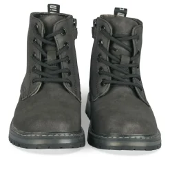 Bottines Rangers NOIR Fille Motif Coeurs A Enfiler