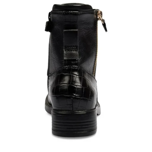 Bottines Rangers NOIR Fille Lacets