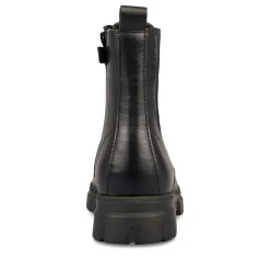 Bottines Rangers NOIR Fille Motif Uni Fermeture éclair
