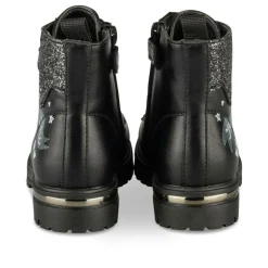 Bottines Rangers NOIR Fille Motif Uni Fermeture éclair