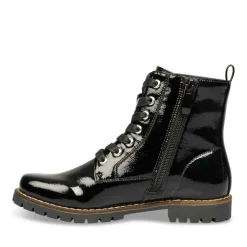 Bottines Rangers NOIR Fille Motif Uni Fermeture éclair