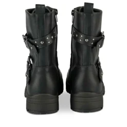 Bottines Rangers NOIR Fille Motif Uni A Enfiler