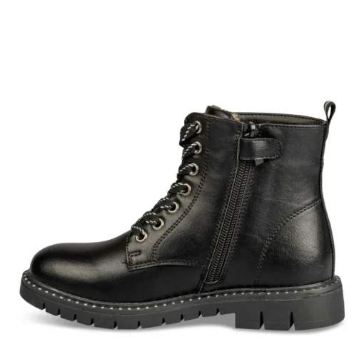 Bottines Rangers NOIR Fille Lacets