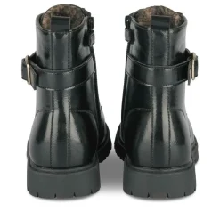 Bottines Rangers NOIR Fille Motif Iridescent Lacets