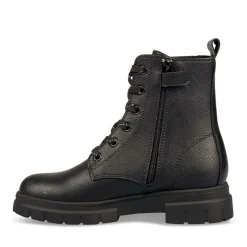 Bottines Rangers NOIR Fille Motif Uni Fermeture éclair