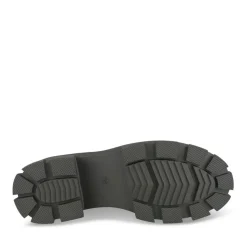 Bottines Rangers NOIR Fille Motif Uni Lacets