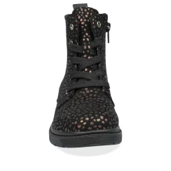 Bottines Rangers NOIR Fille Lacets