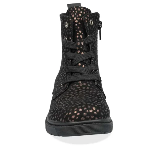 Bottines Rangers NOIR Fille Lacets