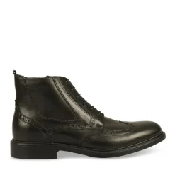 Bottines Rangers NOIR Homme CUIR Lacets