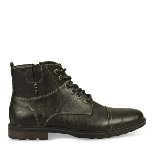 Bottines Rangers NOIR Homme Lacets