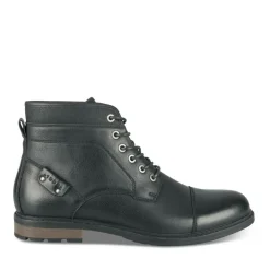 Bottines Rangers NOIR Homme Motif Uni Lacets