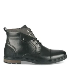 Bottines Rangers NOIR Homme Motif Uni Lacets