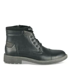 Bottines Rangers NOIR Homme Motif Uni Lacets
