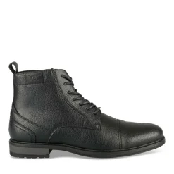 Bottines Rangers NOIR Homme Motif Uni Lacets
