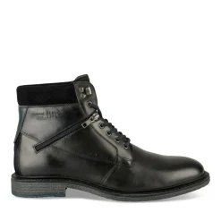 Bottines Rangers NOIR Homme CUIR Motif Uni Lacets