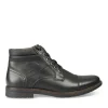 Bottines Rangers NOIR Homme Motif Uni Lacets