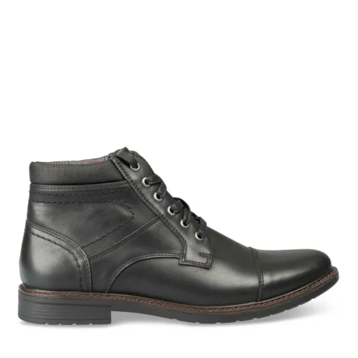 Bottines Rangers NOIR Homme Motif Uni Lacets
