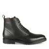 Bottines Rangers NOIR Homme CUIR Motif Uni Lacets