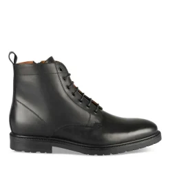 Bottines Rangers NOIR Homme CUIR Motif Uni Lacets