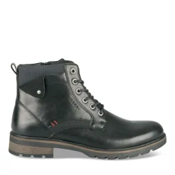 Bottines Rangers NOIR Homme Motif Uni Lacets
