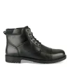 Bottines Rangers NOIR Homme CUIR Motif Uni Lacets