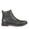 Bottines Rangers NOIR Homme Motif Uni Lacets
