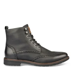Bottines Rangers NOIR Homme Motif Uni Lacets