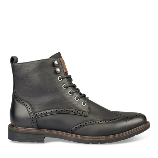 Bottines Rangers NOIR Homme Motif Uni Lacets