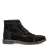 Bottines Rangers NOIR Homme CUIR Motif Uni Lacets