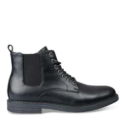 Bottines Rangers NOIR Homme Motif Uni Lacets