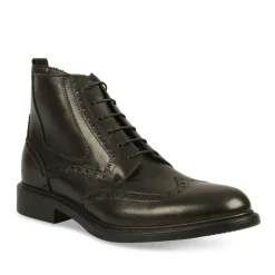 Bottines Rangers NOIR Homme CUIR Lacets
